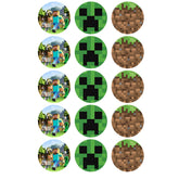 Minecraft Edible Icing Cupcake Images